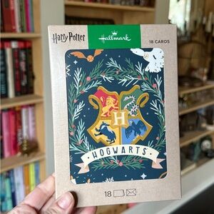 New in box Harry Potter Hallmark Christmas Hogwarts Greeting Cards